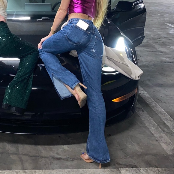 Grlfrnd Hailey Low Rise Slim Boot 